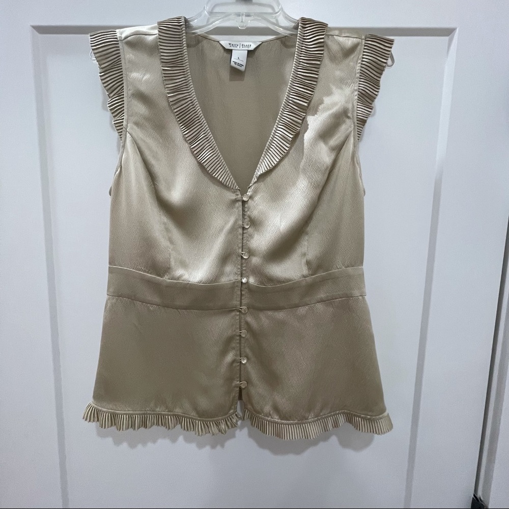 Silk blouse L White House Black Market
